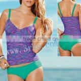 Plus Size Beachwear Tankini Nude thumbnail-1