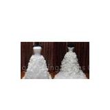 Bateau Neckline Ball Gown Empire Strapless Princess Neckline Wedding Dress / Bridal Gown