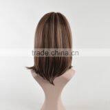 Large Stocks! Sexy Synthetic Wigs, Cheap Synthetic Cosplay Wigs, Short Dark Brown Cosplay Hair Wig thumbnail-4