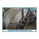 Anti Twist 18 Strands Breakage Load 372kN Braided Steel Wire Rope for Overhead Transmission Line 22m thumbnail-1