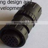 Circular Large Size Female Screw Assembly Type Straight Waterproof Connector