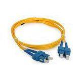 Telecommunication SC Duplex Fiber Optical Patch Cord With UPC / APC Polishing thumbnail-1