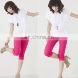 Fashion New Arrival Solid Candy Color Sexy Stretch Short Pants Legging