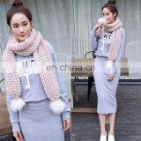 Wholesale Wild Thick Knitted Wool Scarf