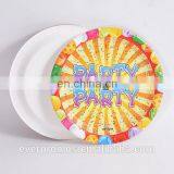 Customer High Quality Disposable Paper Plate /Confetti Happy Birthday Cake Plates thumbnail-4