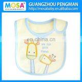 Wholesale Embroidery 100% Cotton Giraffe Pattern Baby Bib for Newborn To Toddler thumbnail-1