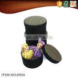 Multifunctional Round Handmade Household Sundries Toy Round Hat Storage Box Set With Lid