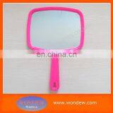 Plastic One Side Handle Cosmetic Mirror / Long Handled Comestic Mirror
