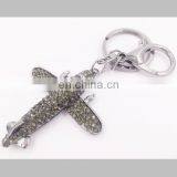 Fashion Aircraft Plane Shaped Metal Key Chain Keyring Styling Accessories Decoration