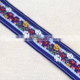 Fancy Embroidery National Flower Pattern Trim Ethnic Tape for Cloth thumbnail-4