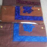 Arab Wool Embroidery Scarf / Arab Scarf / Arab Wool Acrylic Embroidery Scarf / Muslim Hijab Scarf thumbnail-2