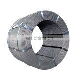 15.2mm 12.7mm 1860mpa 7wire Astm A416 Grade 270 Zinc Coated pc Strand Price thumbnail-1