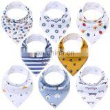 New Designs Baby Bandana Bibs Super Absorbent Cotton Baby Burp Cloths Bandana Bibs Baby Girl Bibs for Drooling and Teething thumbnail-4