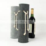 Factory Supply Customized Size Felt Drawstring Wine Bag thumbnail-5
