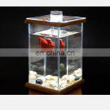 Mini Desk Fish Tank Creative Artware Aquarium Desktop Decoration thumbnail-3