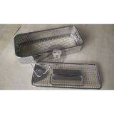 Instrument Sterilization Basket With Perforated Sides and Lid thumbnail-1