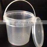 Good Sale Food Grade Custom Yogurt Transparent White Plastic Bucket thumbnail-3