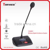 Led display microphone wireless conference system with control channel