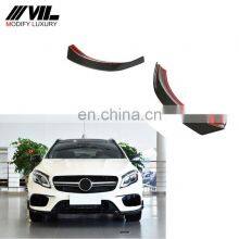 GLA Class Carbon Fiber Front Bumper Aprons for Mercedes GLA250 GLA45 AMG 2017-2019 thumbnail-1