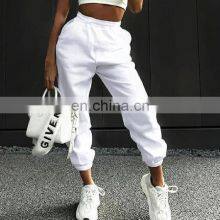 Europe and the United States 2021 Foreign Trade Hot Style Women's Clothing New Trend Basic Earth Color Casual Trousers Trousers thumbnail-3