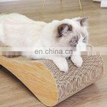 Hot Selling Eco-Friendly Corrugated Paper Cat Scratcher Cardboard Animal Scratching Post thumbnail-2