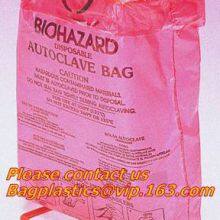 Biohazard Disposal Bags With Warning Label/Sterilization Indicator Lab Can Liners Labeling Biohazardous Trash Safely thumbnail-5