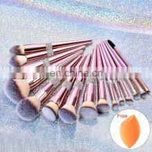 Professional Makeup Brush Set Face Shadow Brush for Beginners Pink Makeup Brushes thumbnail-2