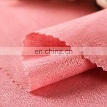 in Stock Plain Dyed Woven Fabric Shirt Trousers Clothing Pure Linen Fabric thumbnail-3