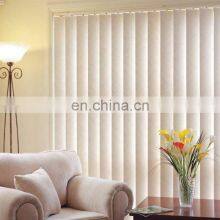 Vertical Blinds Shade Automatic Motorised Window Vinyl New Design 100% Polyester White Vertical Pattern French Window Customized thumbnail-1