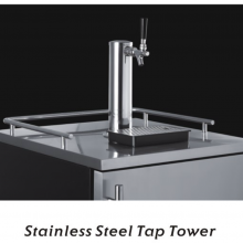 Kegerator- 163L, Indoor or Outdoor, LED Display, Stainless Steel and Reversible Door thumbnail-5