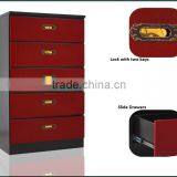 Living Room Cabinets Steel Dresser Metal Multi Drawer Chest For Home thumbnail-5