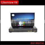 Full HD 1008P Satellite Receiver Dvb-s2 Mpeg4 Receiver hd Dual-core Libertview V8 thumbnail-3