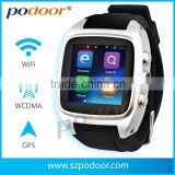 Android smart watch 2016 touch screen waterproof smart watch, 3g gps android 4.4 wifi smart watch, hand watch mobile phone price