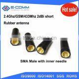 Hot Selling!! 2.75cm SMA Male 2.4G 2DBI Short Wireless Antenna