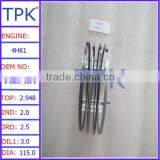 4HK1 Piston Ring 8-98017-166-0, Engine Piston Ring thumbnail-1