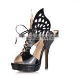 2015 Latest Design Lady Shoes Party Sexy Women High Heel Shoes Black Women Sandals thumbnail-4