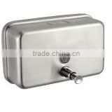 wall mounted stainless steel manual liquid soap dispenser