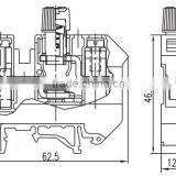 SEK-10RD 5*20 Fuse 10A Fuse Terminal Block thumbnail-6