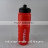 Hot sales BPA Free PE 750ml travel Water Bottle Custom color custom logo with transparent tick mark