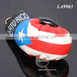 RANDOM Colors Wholesale Printing Puerto Rico Flags Souvenirs Leather Custom Mini Boxing Glove Keychain thumbnail-2