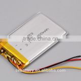 Hot sale Lithium Polymer Battery 503759 1300mAh 3.7V 3-Wire with Stable PCM