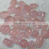 Natural Pink Rose Quartz Stone Natural Semi Precious Stones Wholesale Loose Cabochon Gemstones Authentic Gemstones thumbnail-1