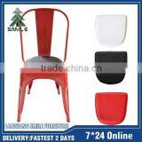 Black Red Green Metal Dining Chairs for Sale thumbnail-5
