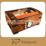 Wooden Cigar Storage Box With Lock
