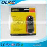 Yellow Digital Handheld Wind Speed Meter Scale Anemometer Thermometer Device