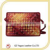 Latest Handicraft Acrylic Leather Clutch Bag thumbnail-1