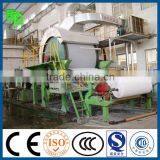 Large Output 2400mm Culture Paper Machines, 2400mm Waste Paper Pulp Paper Making Machine / Whole Culture Paper Production Line