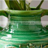 Green Ears Ceramic Glaze Vase Hand-painted Oil Painting B09BH04-5 thumbnail-4