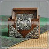 Handmade Natural Wood Coaster Customized Design thumbnail-2