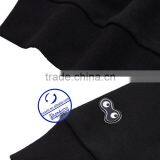 Custom 100% Fleece Polyester Men Black Pullover Printed Hoodie Sweatshirts thumbnail-5